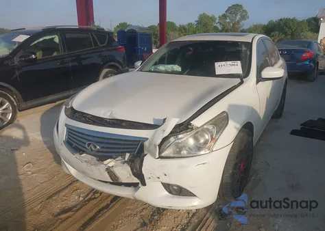 2012 Infiniti G37X z USA, uszkodzony, nr VIN JN1CV6AR4CM681648